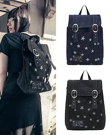 【hug your skin】 Stardust denim back-pack /追跡付 hug your skin】25SS☆ Stardust Denim Back-pack (hug your