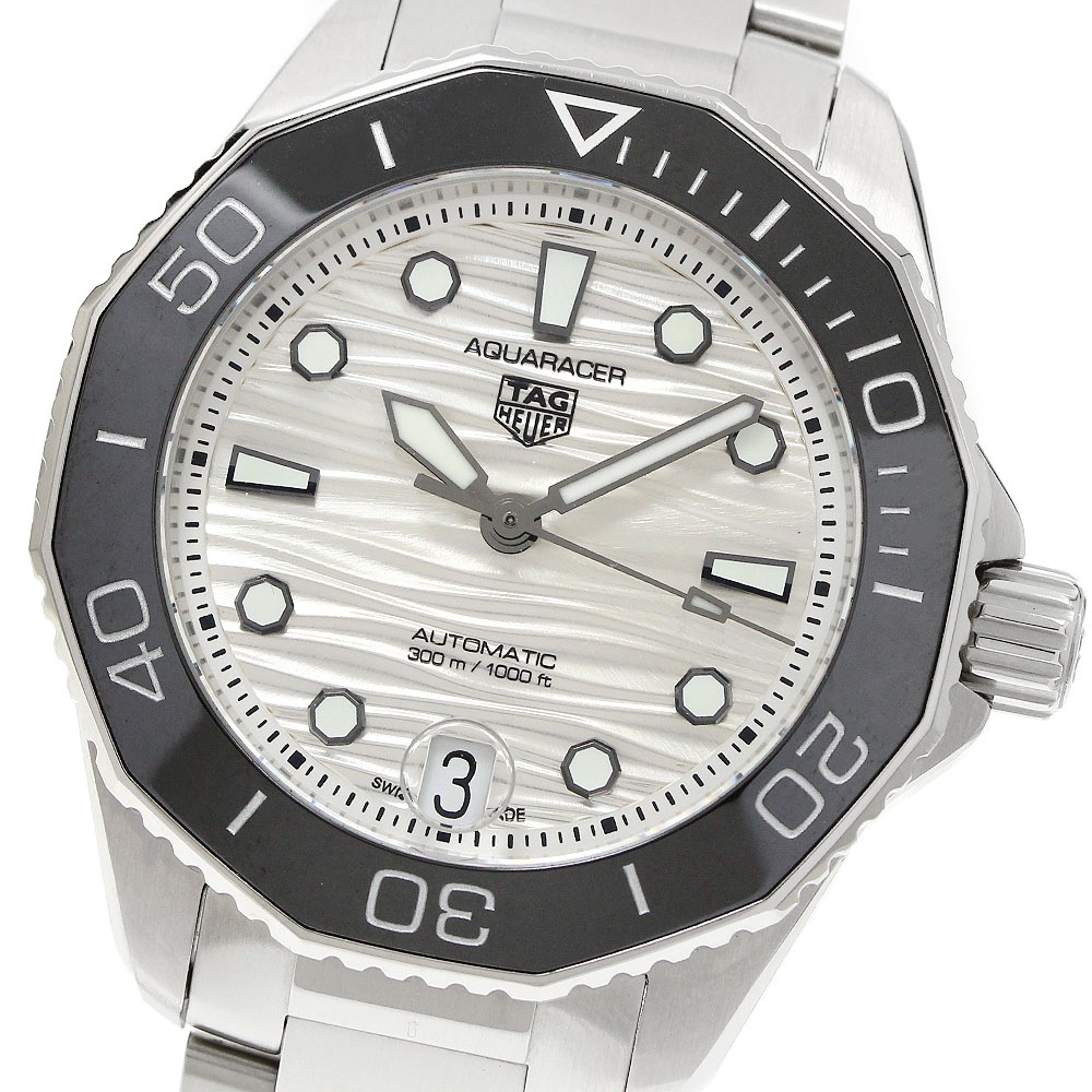 タグホイヤー TAG HEUER WBP231C アクアレーサー プロフェッショナル300 デイト 自動巻き レディース 美品 箱・保証書付き_952622【中古】