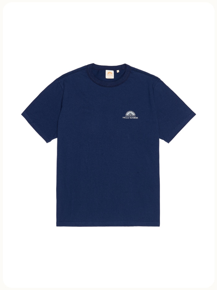 HELLO SUNRISE Mini OG Logo Tee Purple Navy 8,613円
