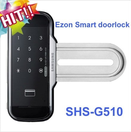 Samsung EZON Doorlock DIGITAL DOOR LOCK SHS-G510 specialized for Glass Door