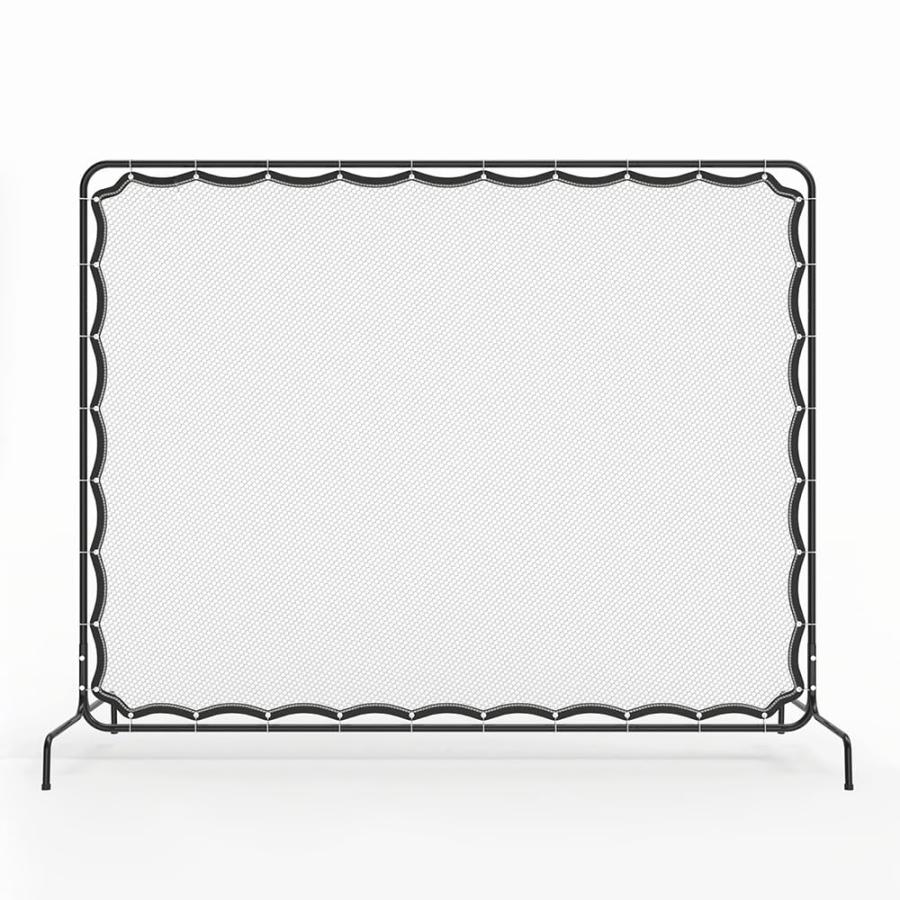 リバウンドネット 2.88Mx2.35M 簡単組み立て式 リバウンドネット 子供と大人向け テニス練習器具 テニス 練習ネット トレーニング ネット多用途 室内屋外兼用壁