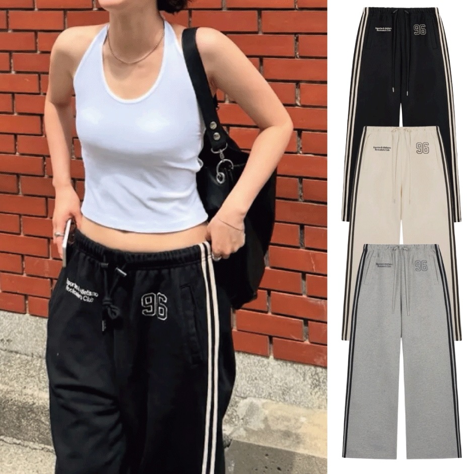 96 Track Line Jogger ロゴ パンツ (3 COLORS)
