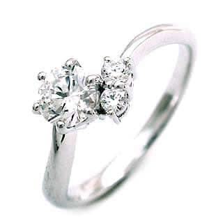 CanCam掲載( 4月誕生石 ) Pt ダイヤモンドリング（婚約指輪エンゲージリング）楽ギフ_包装02P26Mar16