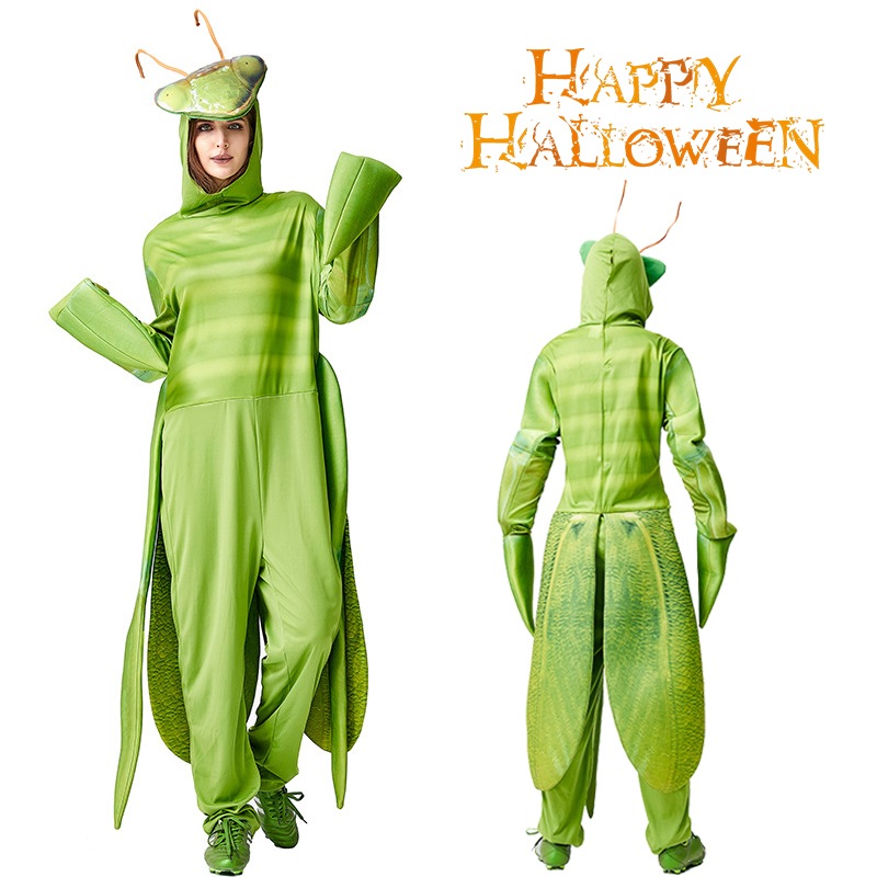 ハロウィン衣装 虫 昆虫 カマキリ ハロウィン 動物キャラクター親子ペア大人用/メンズ/レディース ダンスウェア cosplayハロウィンクリスマス 5,203円