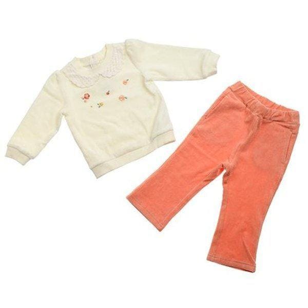 01S733052 ティニゴールベロアカラ上下