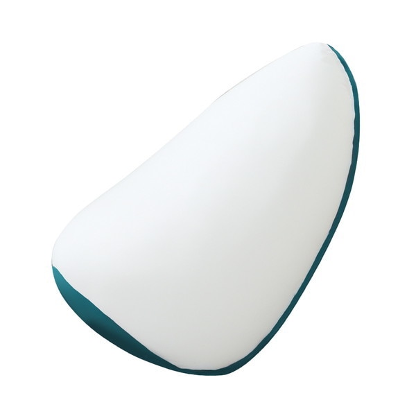 ホームテイスト SH-07-OVO ジャンボビーズクッション Ovo-オーヴォ- (伸縮 しっかり生地 日本製) ターコイズブルー メーカー直送