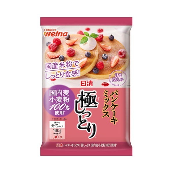 パンケーキミックス 極国内麦小麦粉 480g x12 メーカー直送