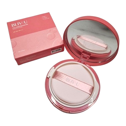 コラーゲン バウンシング サンクッション 24g / ツヤ肌＆ナチュラルカバー SPF50+ 韓国クッションUV ツヤ肌 保湿ベースメイク