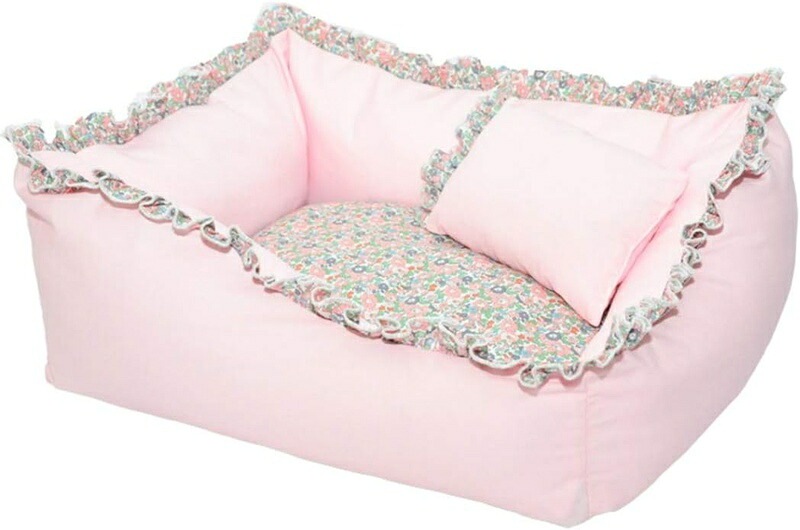 犬用ベッド 猫 S ペットベッド 犬 ペットソファ ペットクッション 角型 ピンク お姫様 ペット用ベッド 小型犬 中型犬 洗濯 ペットチェア 子犬 老犬 多頭飼い 介護用 滑り止め カバーが取り外せ 4,825円