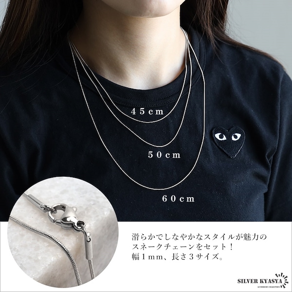 SILVER KYASHA ネックレス Qoo10 silver KYASYA ネックレス [シルバー]
