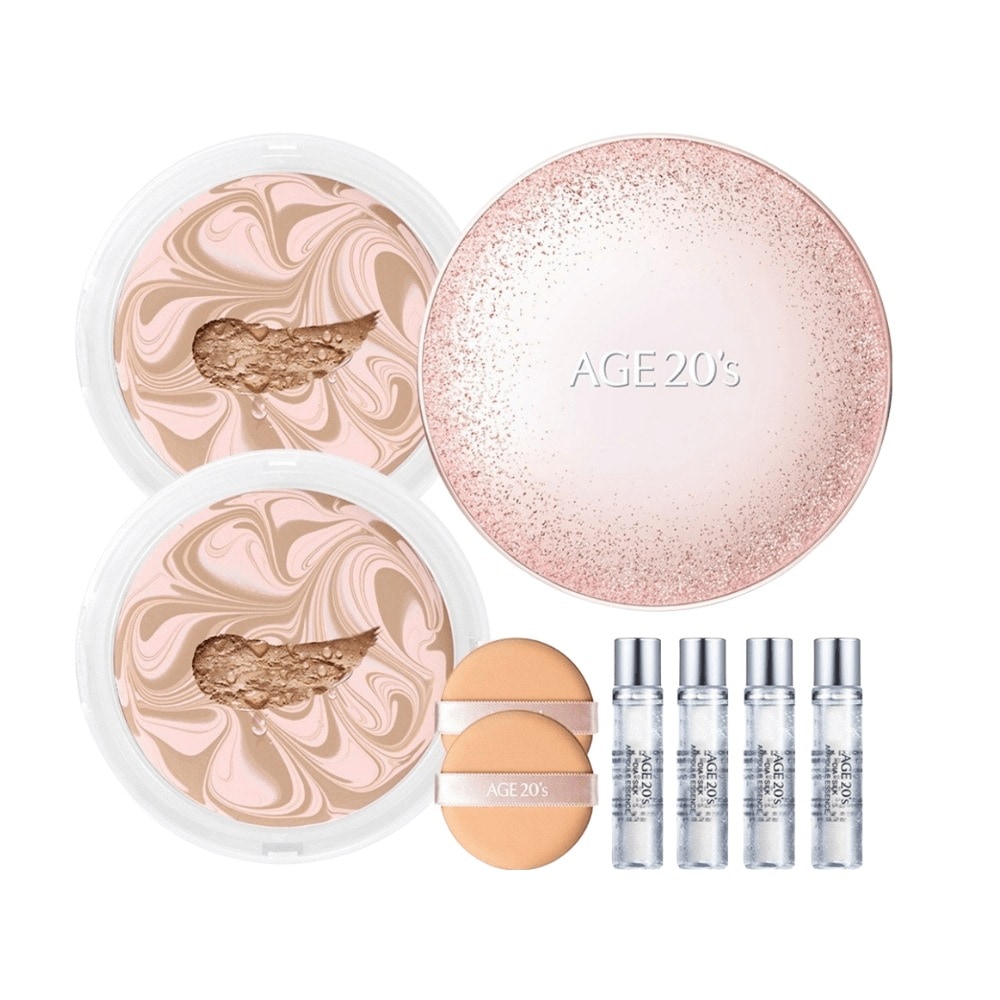 エッセンス カバー ファクト スパークルケース + 詰め替え 125g x 2p + アンプル 10ml x 4p