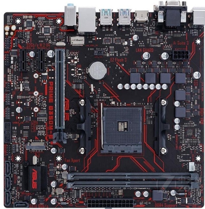 ASUS PRIME B350M-E Socket AM4 DDR4 USB3.0 64GB SATA3 B350 Desktop Motherboard