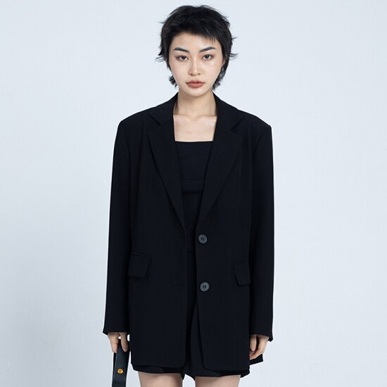 【取寄：納期2週間】ジャケット レディース ルーズ 通勤 テーラードジャケット レディース オフィス ビジネス ジャケット レディース きれいめ 大人 シンプル ジャケット レディース ルーズ 通勤
