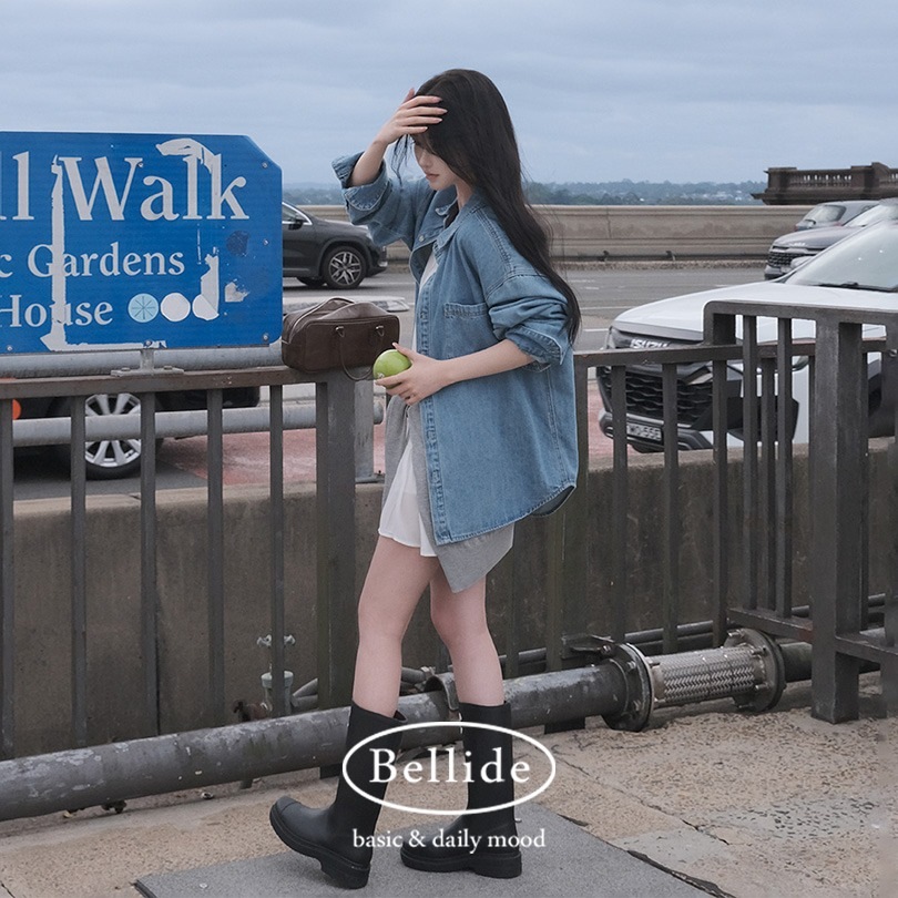 [MADE] デイズルーズフィットピンタックデニムシャツ bs1193