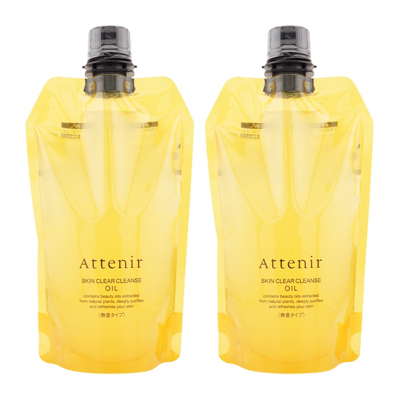 [2個セット] スキンクリア エコパック 無香タイプ クレジングオイル 350ml メイク落とし[ギフトラッピング対応]