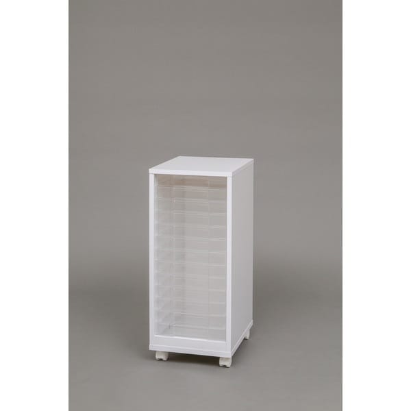 MFE-7130 ホワイト 木製フロアケース メーカー直送