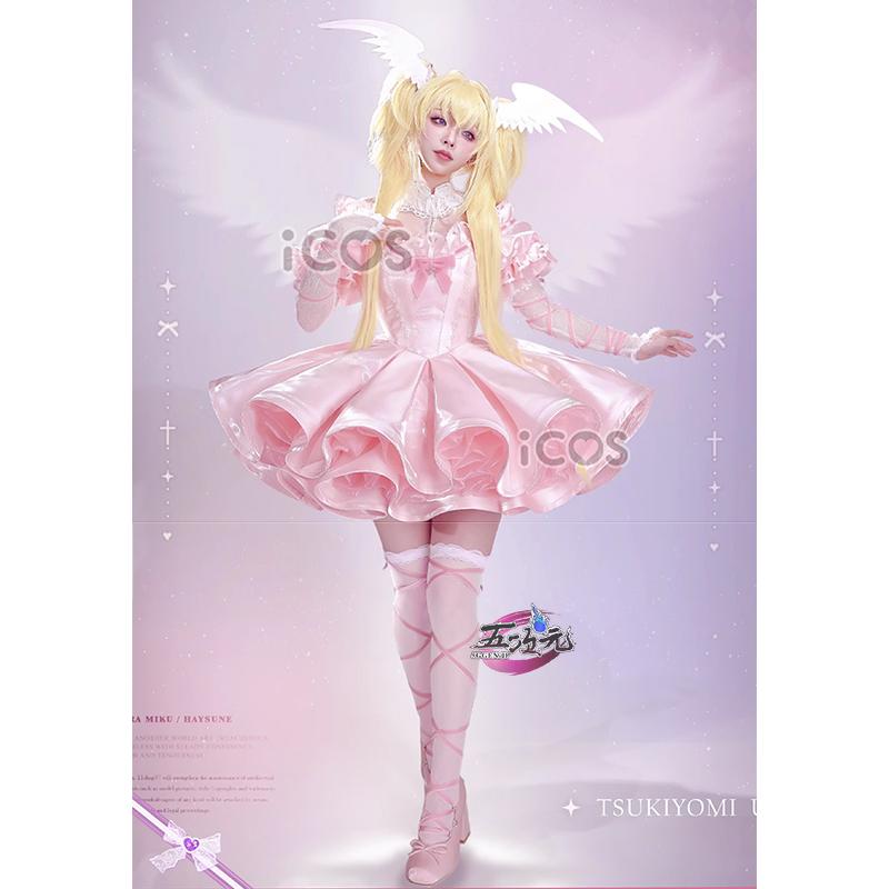 ICOS　しゅごキャラ!　コスプレ　ほしな歌唄　月詠歌唄　天使　Seraphic Charm　衣装　ウィッグ　翼　追加可