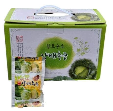 たっぷり農園武安キャベツジュース100ml 50個/韓国直送