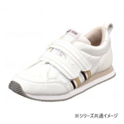 ムーンスター Vステップ 06-7E ホワイト 左25.0cm 06-7EL R左 221123