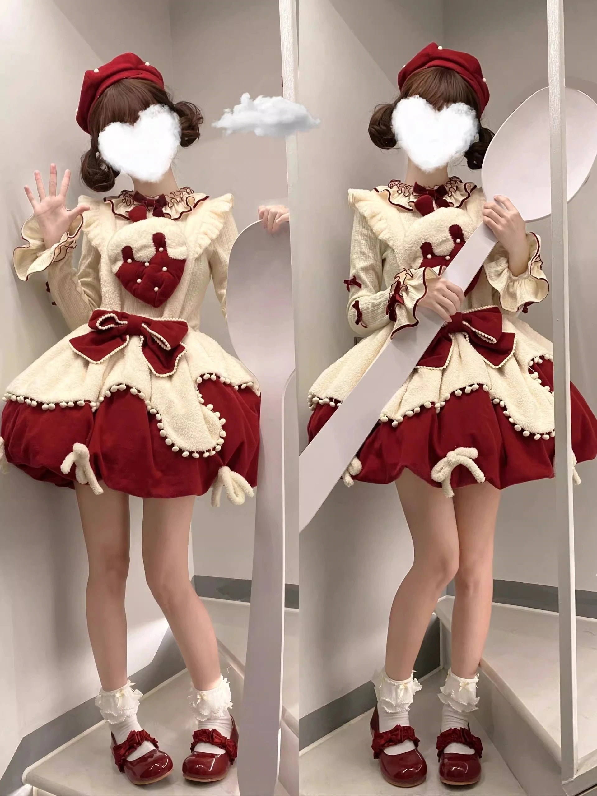 時限特恵ストロベリースク キュートドール気分ロリータバドスカート ロリータデイリースイートロースカートロールプレイングストロベリースク キュートドール気分ロリータバドスカート ロリータデイリースイート