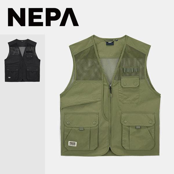 [釜山店] 共用エコブリーズユーティリティメッシュベスト7LD1462