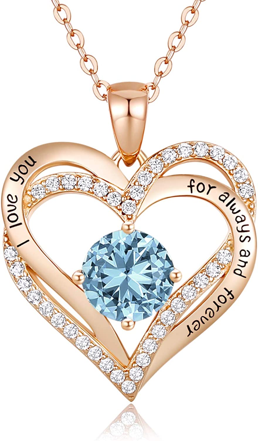 ネックレス レディース シルバー925 オープンハート 5Aキュービックジルコニア ペンダント アク