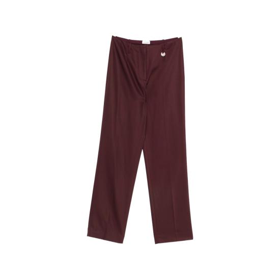 BURBERRY Women Straight Pants 8127809 WALLIS C5335 RED