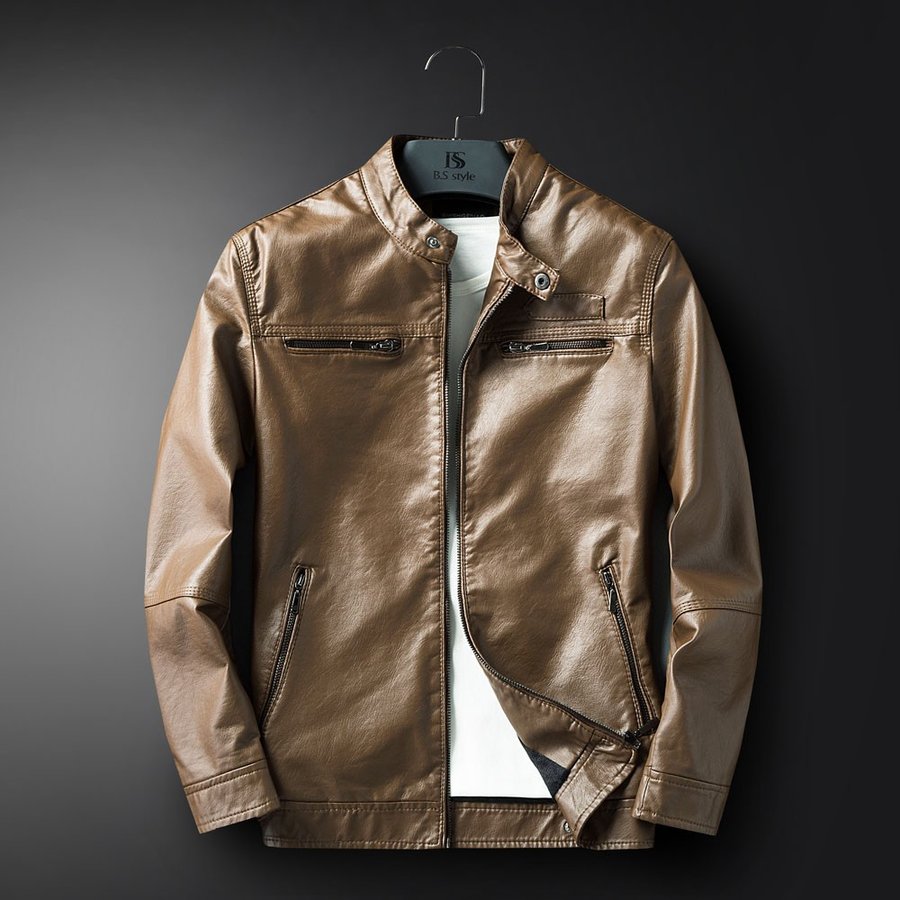 レザージャケット レザーコート 春秋用 メンズ puジャケット アウター パーカー 裏起毛 バイクウ