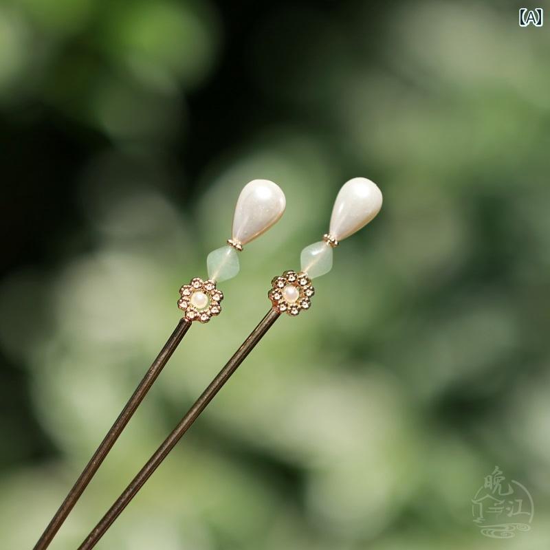 かんざし 大人式 卒業式 アベンチュリン ヘアピン チャイナ風 クールチャイナ ドレス 漢服 アクセサリー レトロ 髪飾り 9,158円