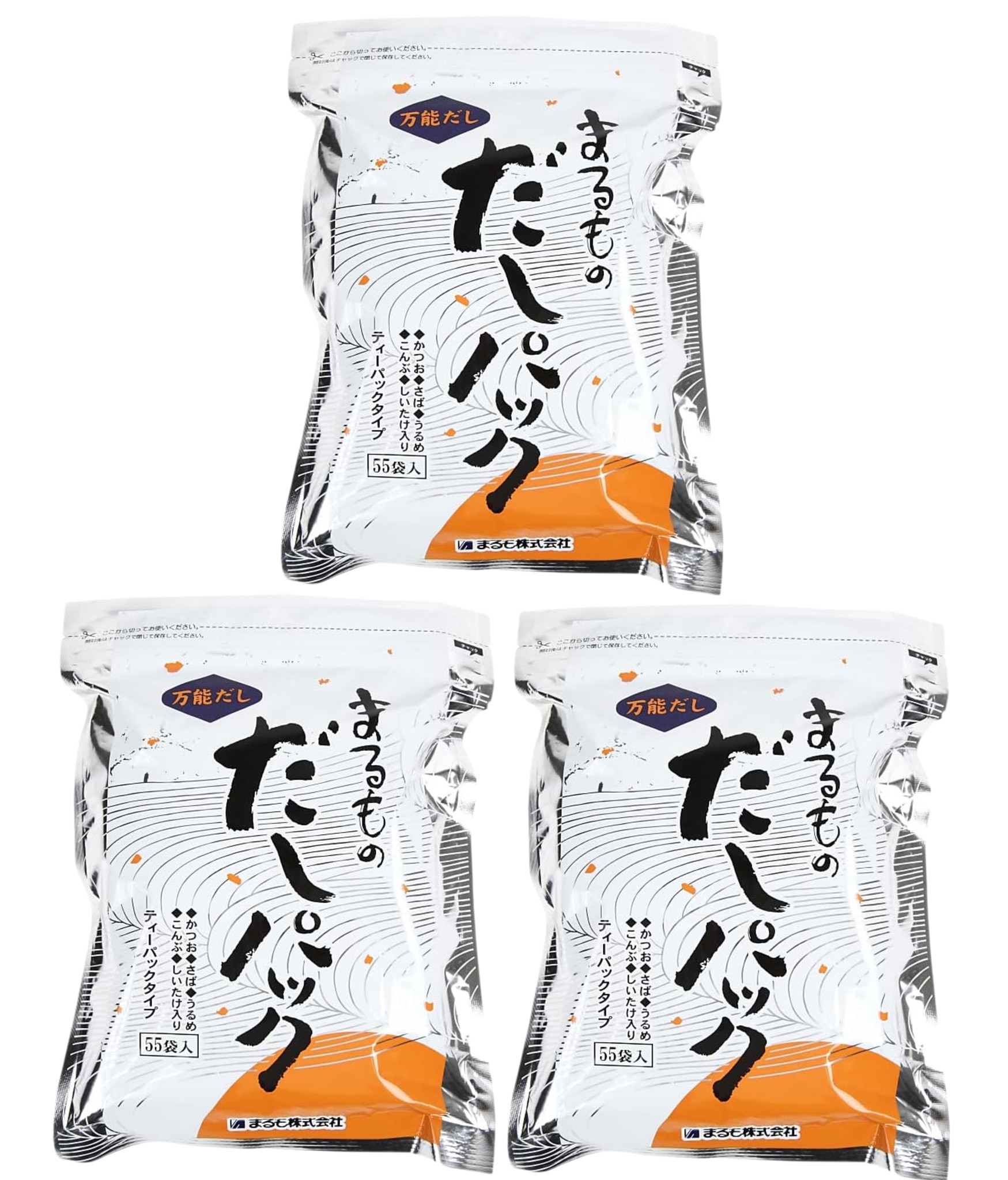 まるものだしパック （8.8g×55包入）×3袋セット 和風だし ティーバッグ
