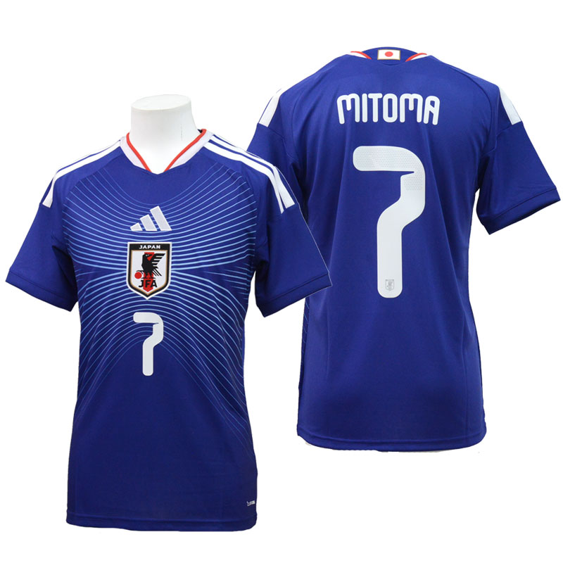 アディダス サッカー日本代表 2026 ホーム レプリカ ユニフォーム 背番号7 三笘薫 サッカー レプリカ ウェア JAPAN 26SS(DAZ45 三笘薫7)