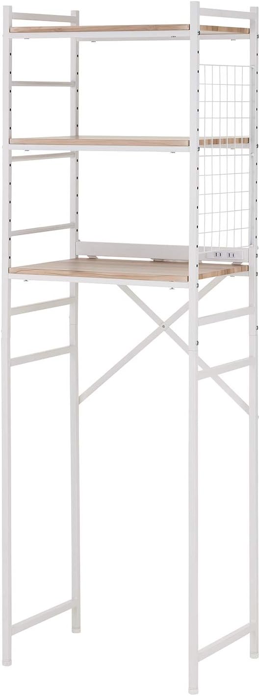 武田公司 【附带收纳架・架子・插座】 复古天然 59×40.5×180.5 复古风格 冰箱架 T0-VRR180VNA