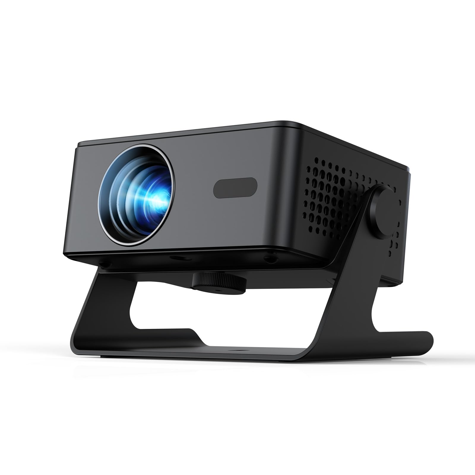 プロジェクター家庭用 小型 天井 静音【NetflixPrime VideoYouTubeアプリ搭載】600ANSI 4K対応 自動台形補正 0.5M近距離投影 Wi-Fi6/Bluetooth5