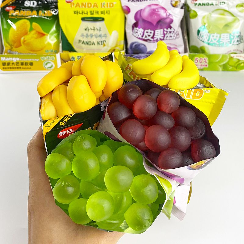 10pscグループ・バイYoutube で話題 ぶどうの皮をむく お菓子 マンゴーゼリー 甘酸っぱくておいしい美容 韓国グミ 韓国菓子 Youtube で話題14