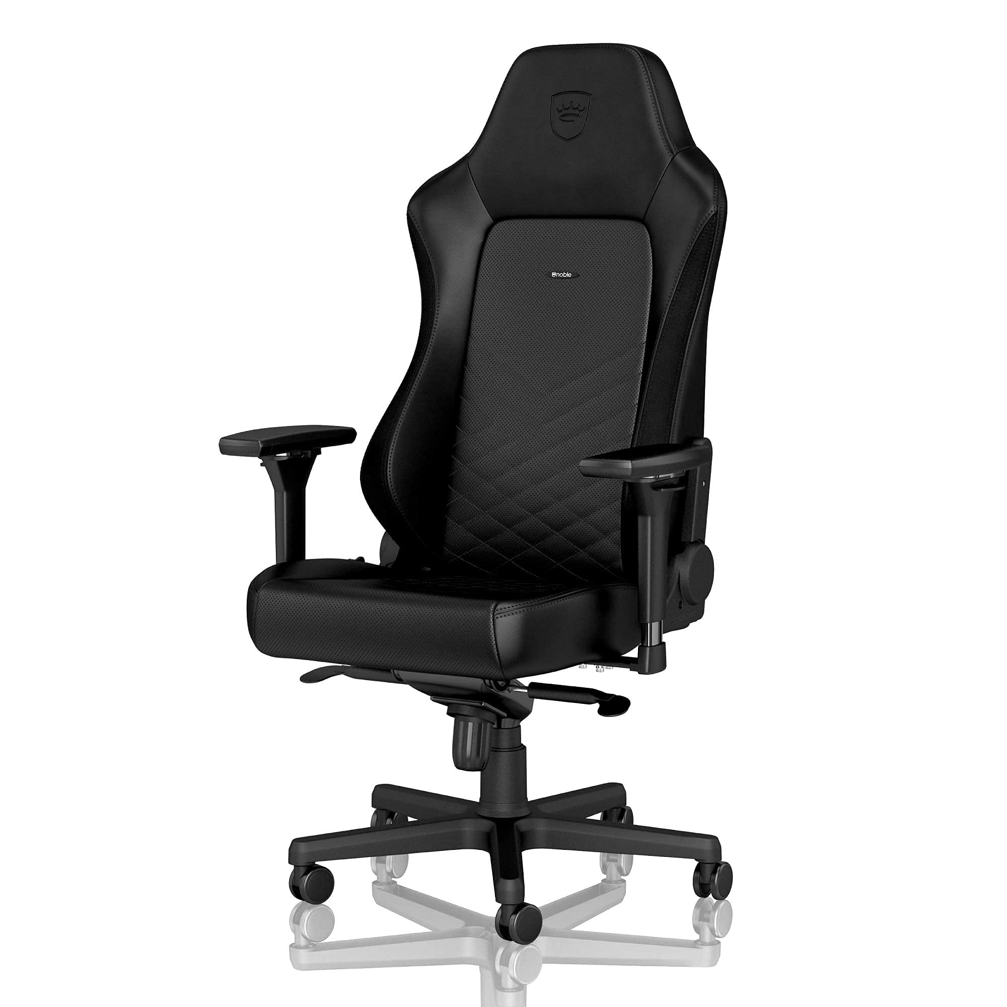 ヒーロー ゲーミングチェア オフィスチェア 日本正規代理店品 PUレザー ブラック NBL-HRO-PU-BLA-SGL 73348