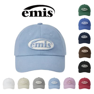 【EMIS】★人気商品★トンオントーン ワッペンボールキャップ EMIS】☆人気商品☆トンオントーン ワッペンボールキャップ