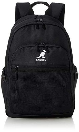 リュック ロゴ刺繍 メッシュポケット 2層式 軽量多機能 PC収納可能 ホワイト