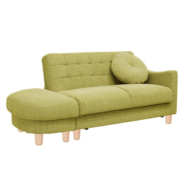 後藤家具物産 SO-05K-GR グリーン サリー カウチソファー メーカー直送 32,324円