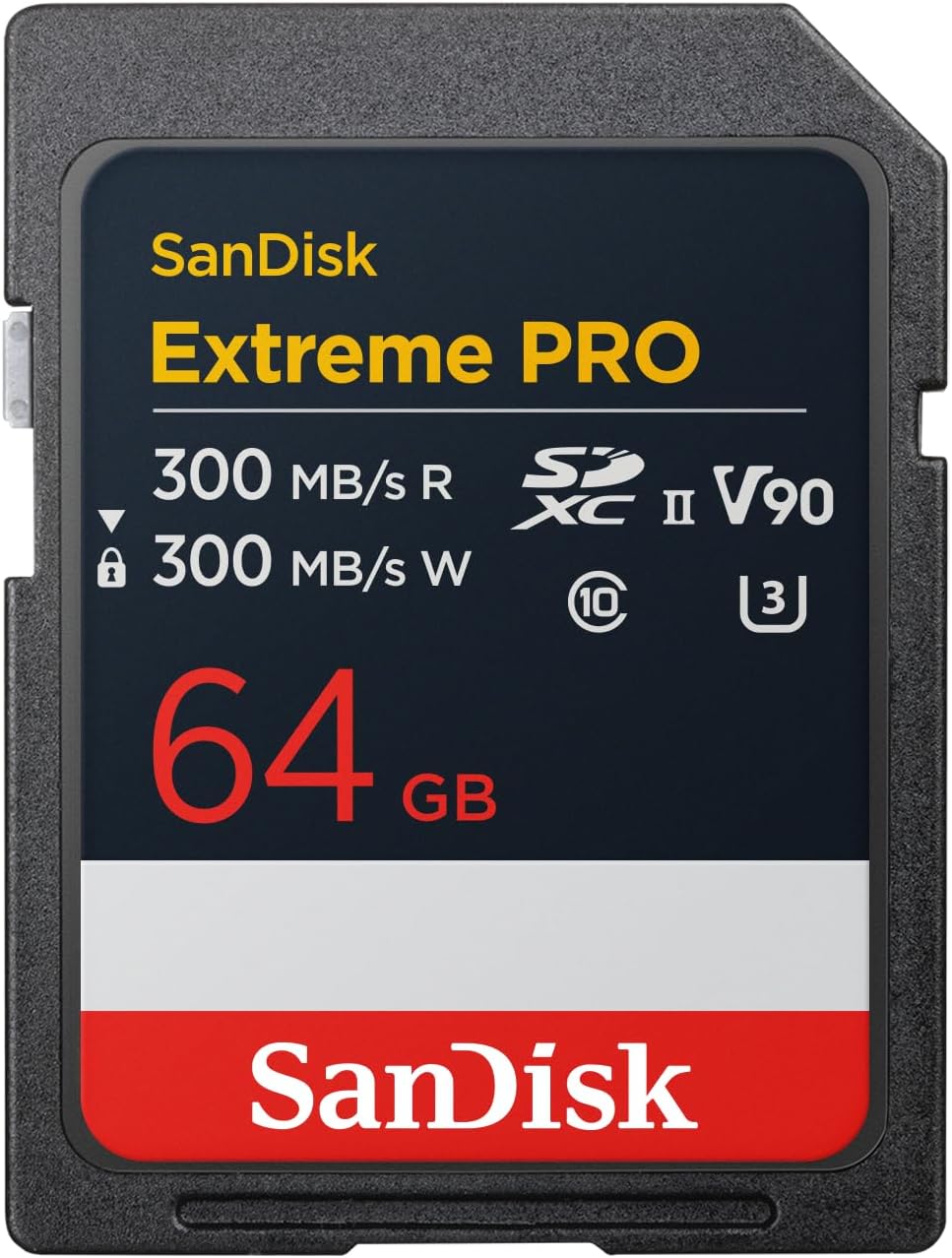 【ネコポス便】SanDisk 64GB Extreme PRO SDXC UHS-II メモリーカード - 最大300MB　SDSDXDM-064G-GN4IN【並行輸入品】