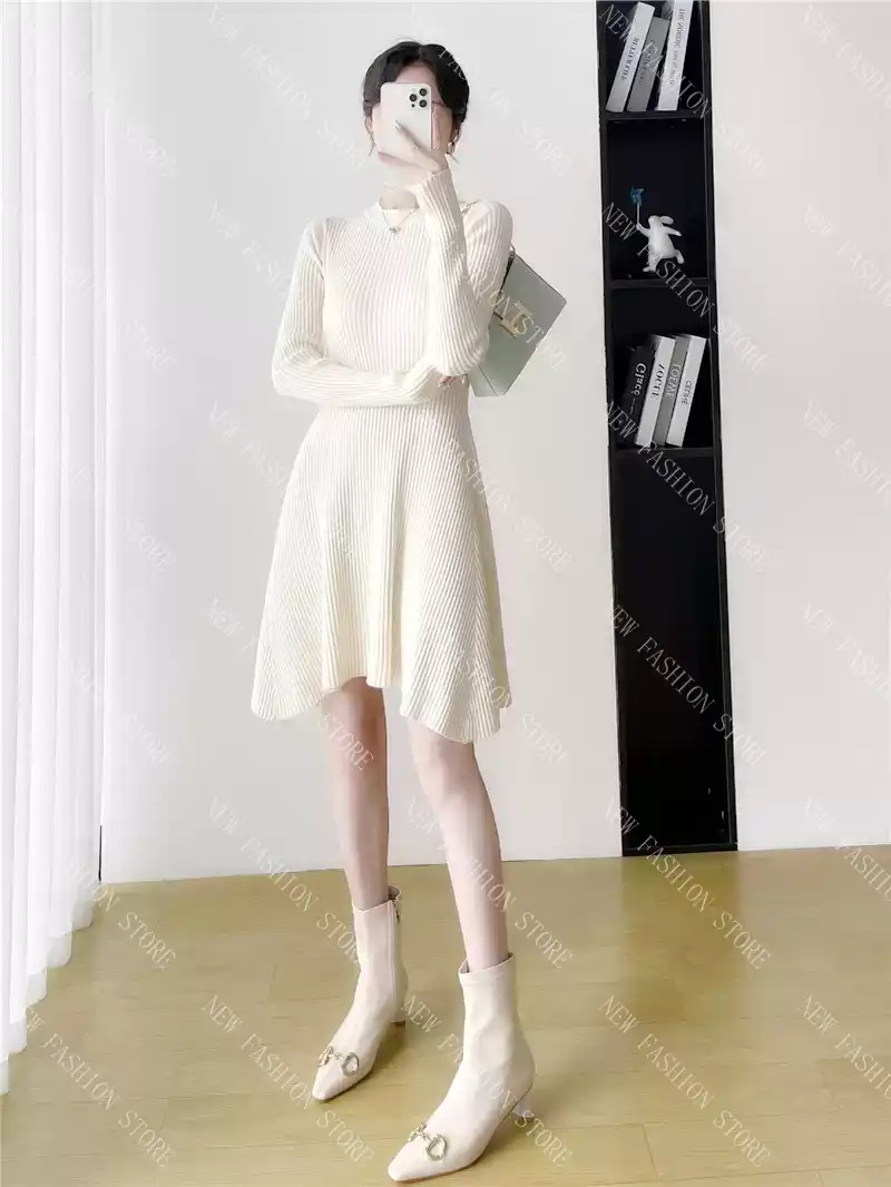 秋冬ニットワンピース-90