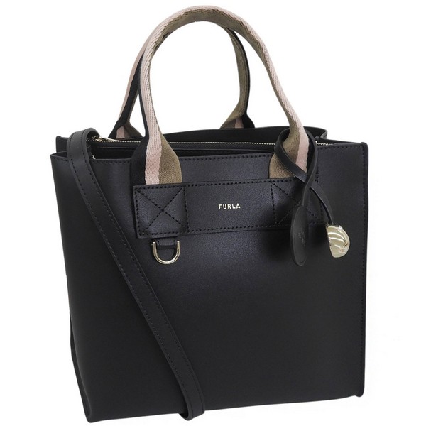 フルラ バッグ メンズ レディース 2WAY ショルダーバッグ レザー ブラック FURLA DIVIDE IT S TOTE WB02038BX4467TON00