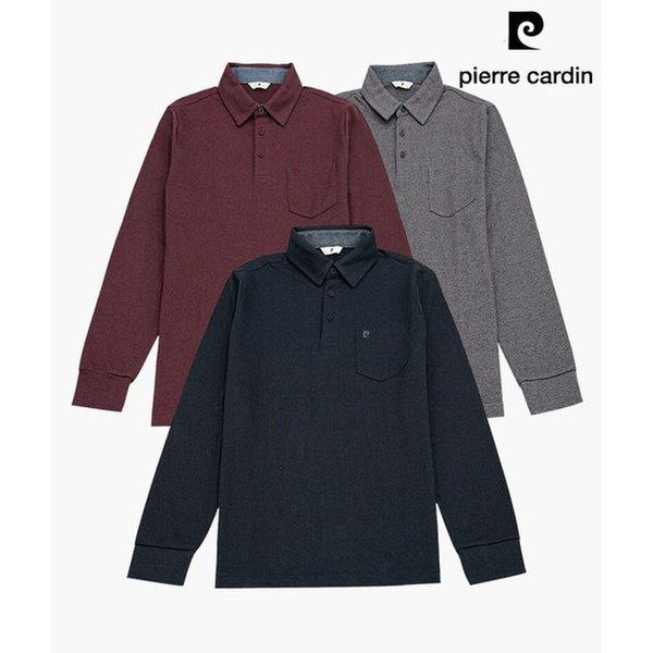 男性の変わりやすい気候のワッフル済川カラTシャツPPTS3902_ept