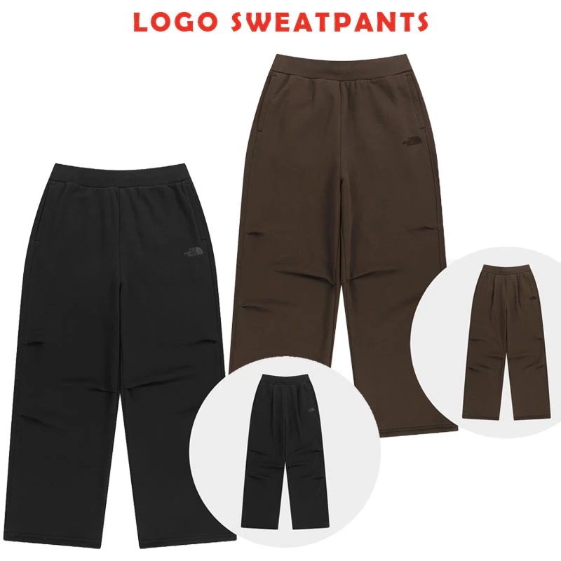 韓国正規品保証 関税負担なしNP6KR53J LOGO SWEATPANTSデイリー 基本 着装 男子 女子 人気 韓国 ファッション 男女共用 アウトドア