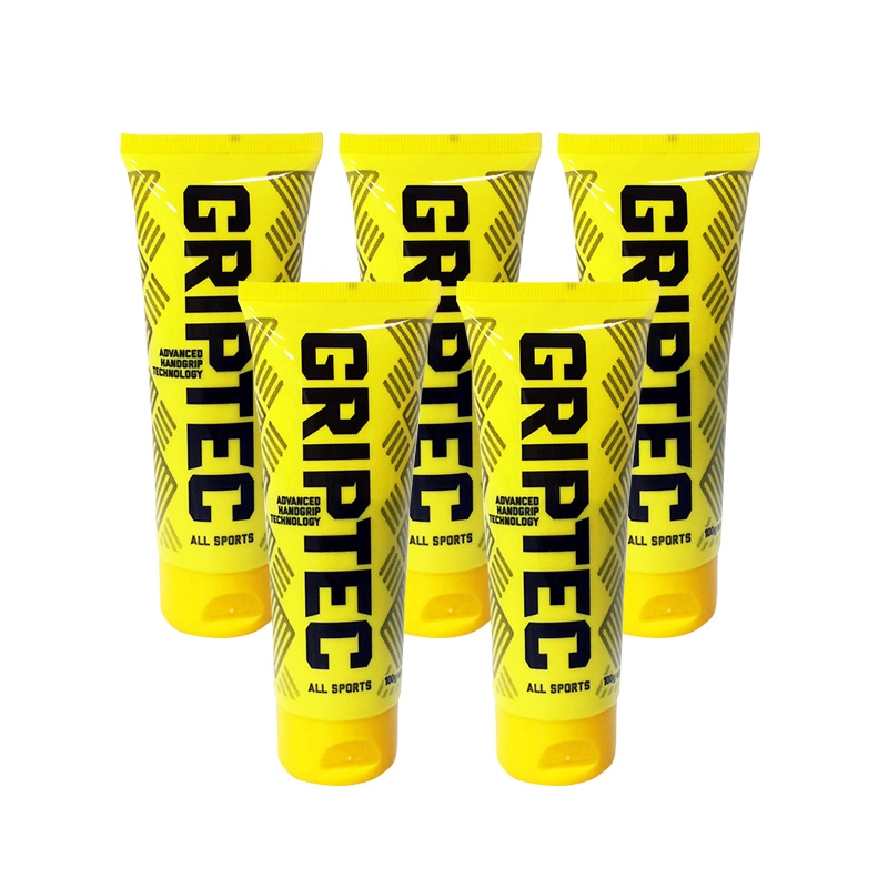 グリップテック 100g 5本セット 全天候型滑り止めクリーム ラグビー 滑り止め 手 ハンドクリーム グリップ力 プロ ラグビー用品 スポーツ用品 球技 アスリート
