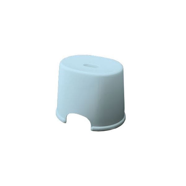 20セット シンプル バスチェア/風呂椅子 250 ブルー すべり止め付き 材質：PP HOME＆HOME