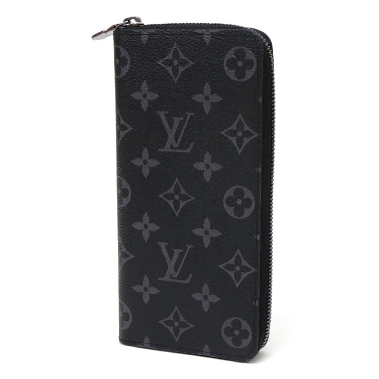LOUISVUITTON 長財布 ジッピーウォレットヴェルティカル M62295 モノグラムエクリプス 【中古】(64112)