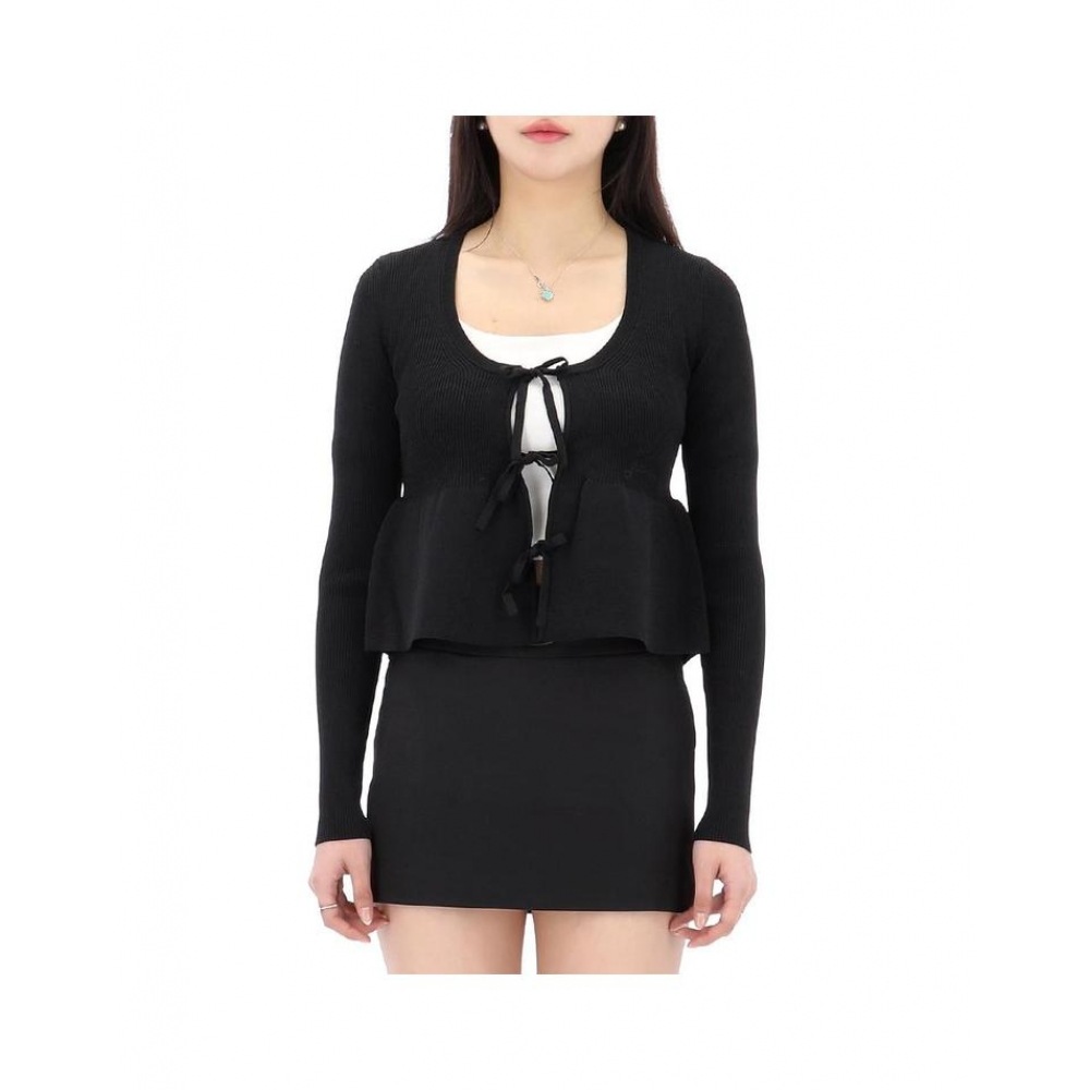 25SS ガニリブニットタイストリングカーディガン K2364 099