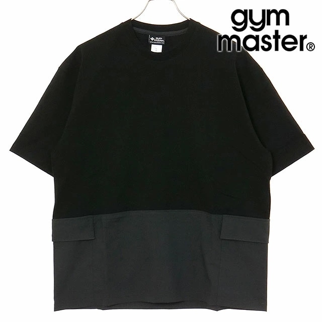 メール便 マイクロリップ天竺切り替えtee [G521728-05] メンズ トップス 半袖Tシャツ ブラック/チャコール 正規取扱店 5,465円