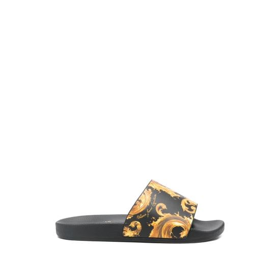 VERSACE Women Boots 80VA3SQ3 ZS365 G89 BLACK GOLD