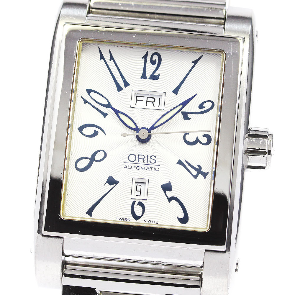 訳あり オリス ORIS 7525 レクタンギュラー デイデイト 自動巻き メンズ _823221【中古】